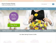 Tablet Screenshot of fayesflorist.com